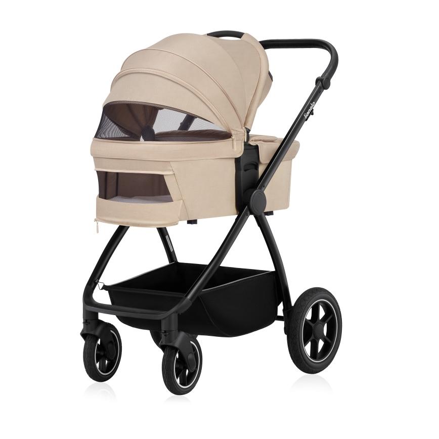 Lionelo - Cochecito combinado 3 en 1 MERIL Beige Arena