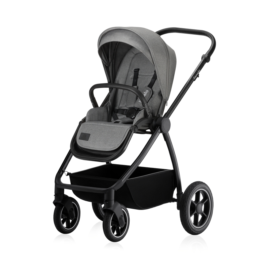 Lionelo - Cochecito combinado 3 en 1 MERIL Grey Stone