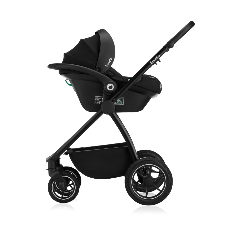 Lionelo - Cochecito combinado 3 en 1 MERIL Grey Stone
