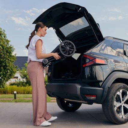 Lionelo - Cochecito combinado 3 en 1 MIKA PLUS Grey Stone