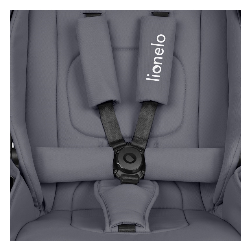 Lionelo - Cochecito combinado 3 en 1 MIKA PLUS Grey Stone
