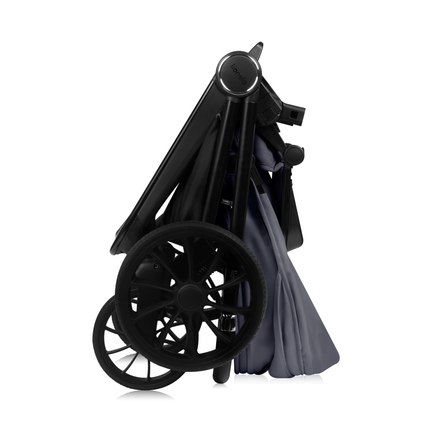 Lionelo - Cochecito combinado 3 en 1 MIKA PLUS Grey Stone