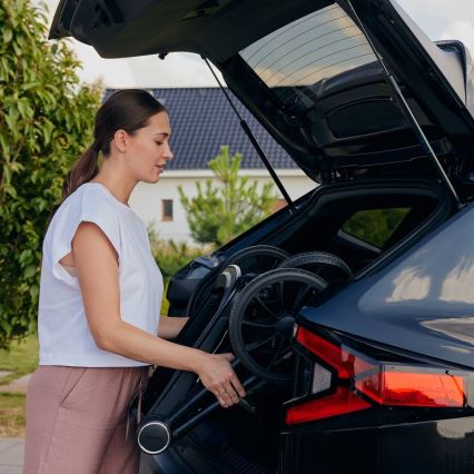 Lionelo - Cochecito combinado 3 en 1 MIKA PLUS Marrón óxido