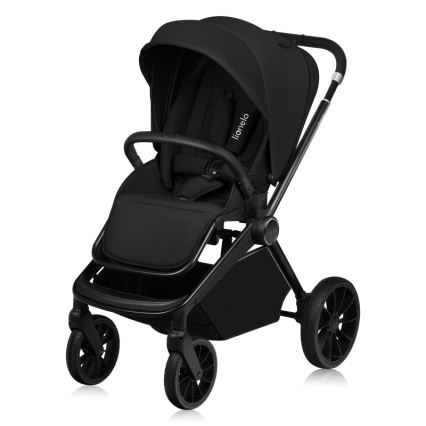 Lionelo - Cochecito combinado 3 en 1 MIKA PLUS Negro ónix