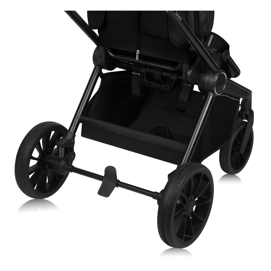 Lionelo - Cochecito combinado 3 en 1 MIKA PLUS Negro ónix