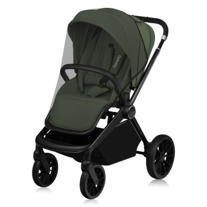 Lionelo - Cochecito combinado 3 en 1 MIKA PLUS Verde Oliva
