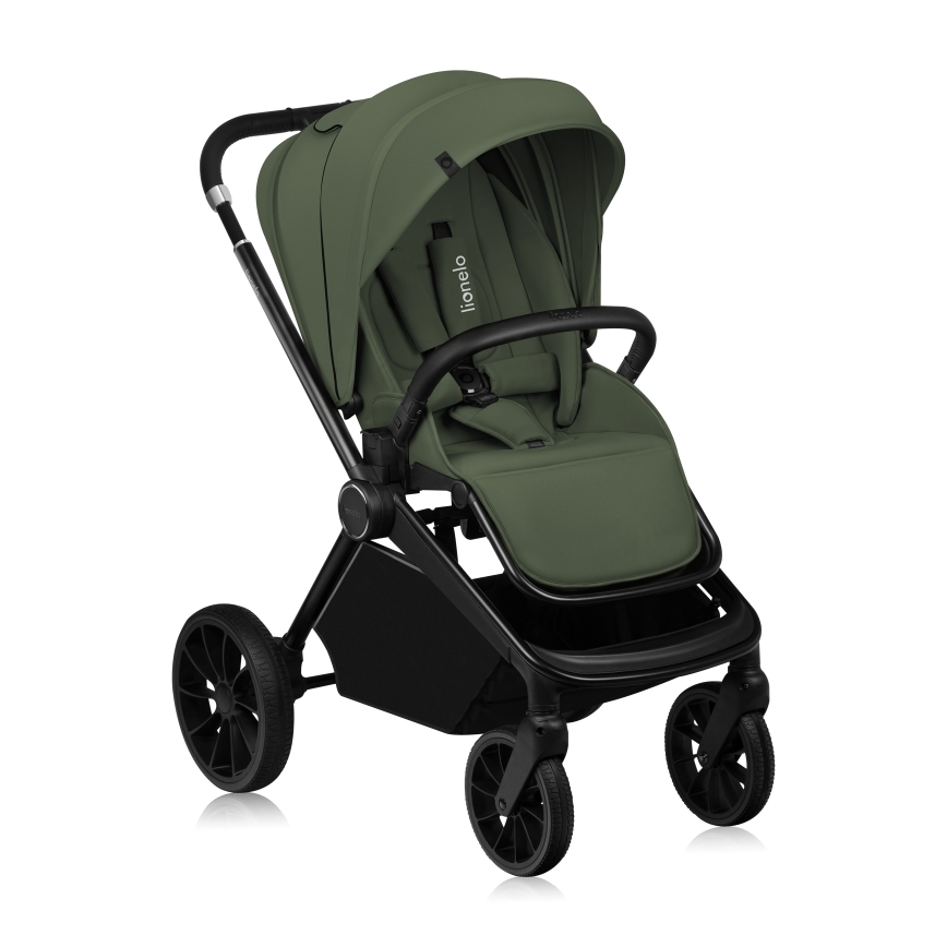 Lionelo - Cochecito combinado 3 en 1 MIKA PLUS Verde Oliva