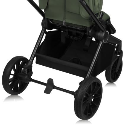 Lionelo - Cochecito combinado 3 en 1 MIKA PLUS Verde Oliva