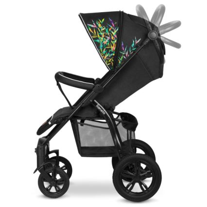 Lionelo - Cochecito deportivo ANNET TOUR negro/verde