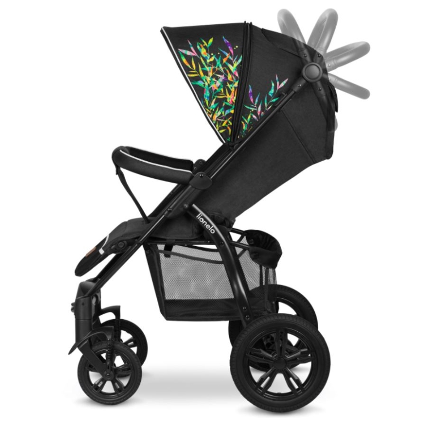 Lionelo - Cochecito deportivo ANNET TOUR negro/verde