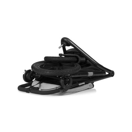 Lionelo - Cochecito deportivo AZURA negro/gris