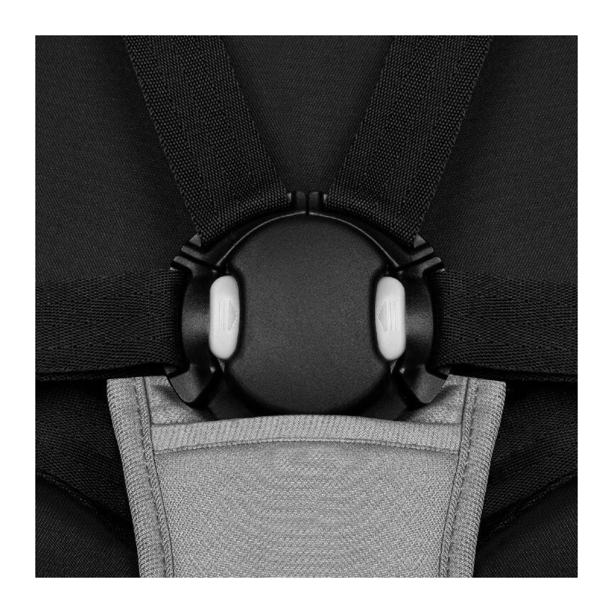 Lionelo - Cochecito deportivo AZURA negro/gris