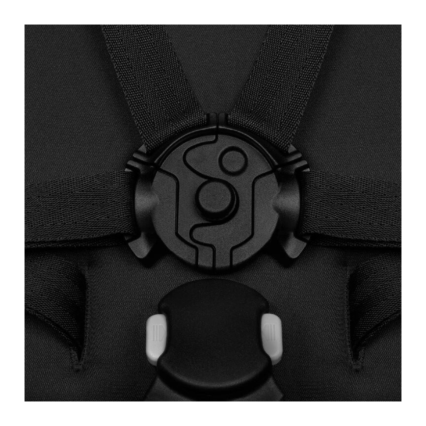 Lionelo - Cochecito deportivo AZURA negro/gris