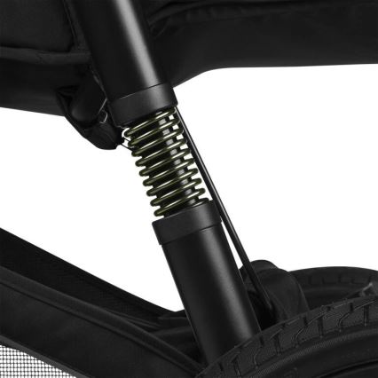 Lionelo - Cochecito deportivo AZURA negro/verde