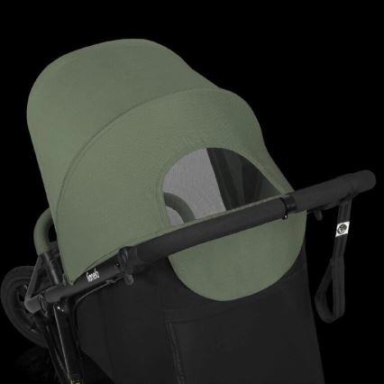 Lionelo - Cochecito deportivo AZURA negro/verde