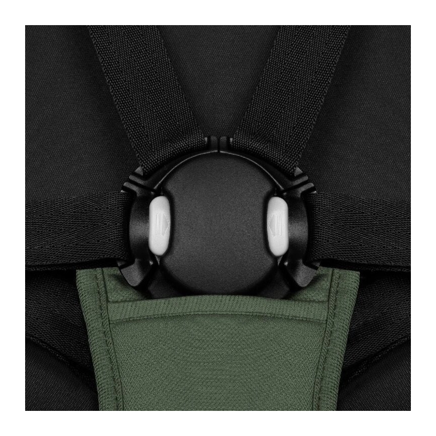 Lionelo - Cochecito deportivo AZURA negro/verde