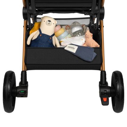 Lionelo - Cochecito deportivo CLOE negro/dorado