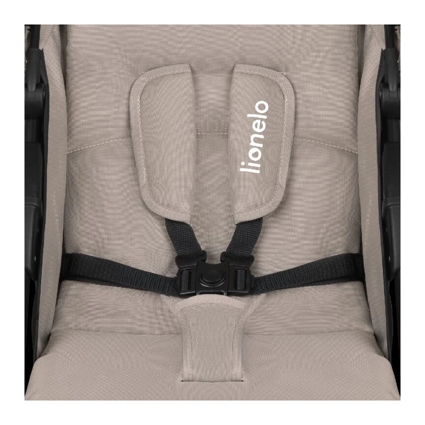 Lionelo - Cochecito deportivo EMMA PLUS beige/negro