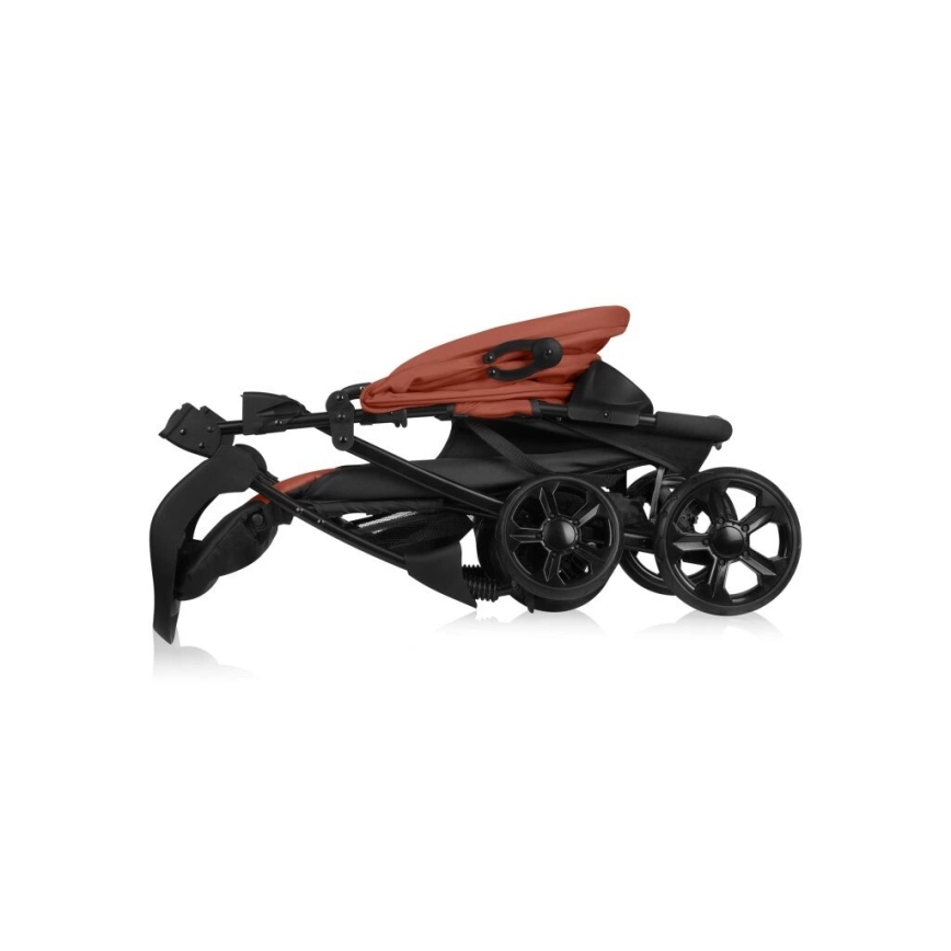 Lionelo - Cochecito deportivo EMMA PLUS color ladrillo/negro