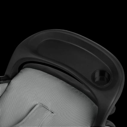 Lionelo - Cochecito deportivo EMMA PLUS gris/negro