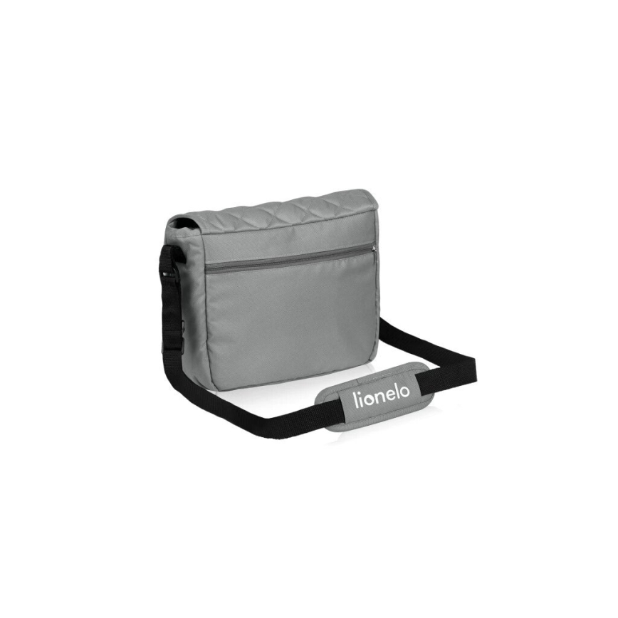 Lionelo - Cochecito deportivo EMMA PLUS gris/negro