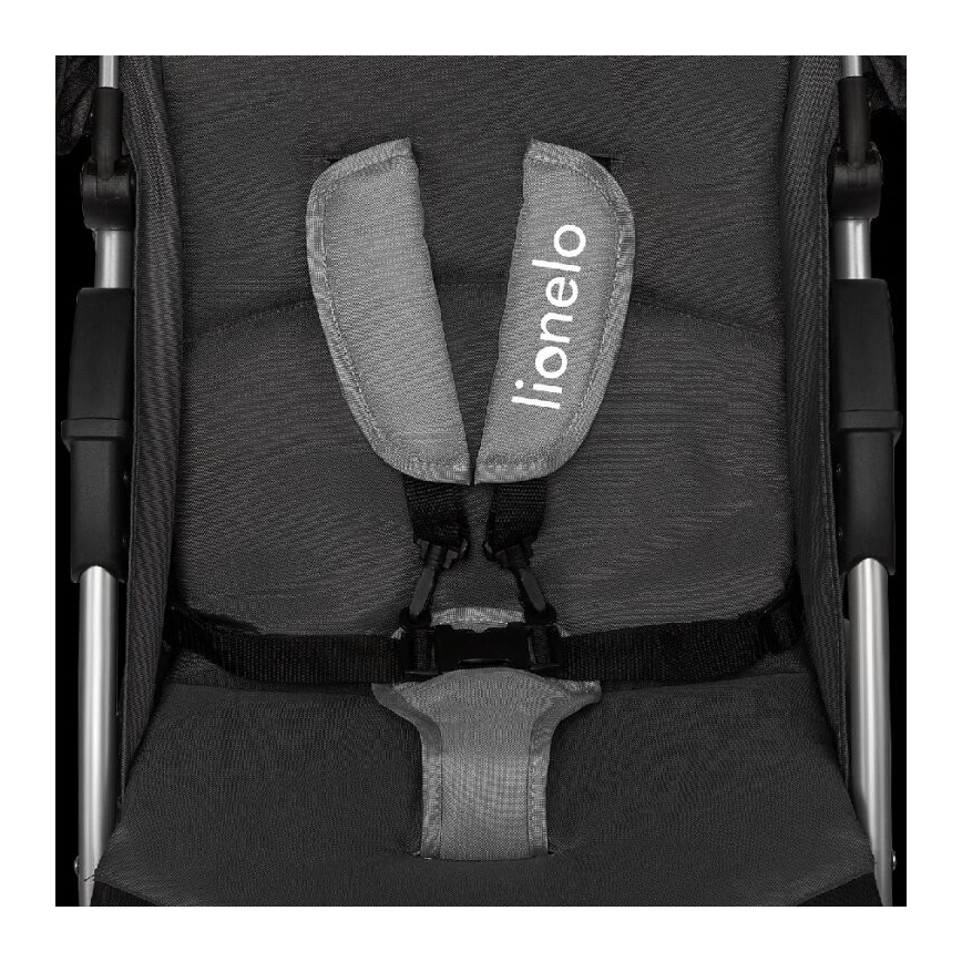 Lionelo - Cochecito deportivo EMMA PLUS negro