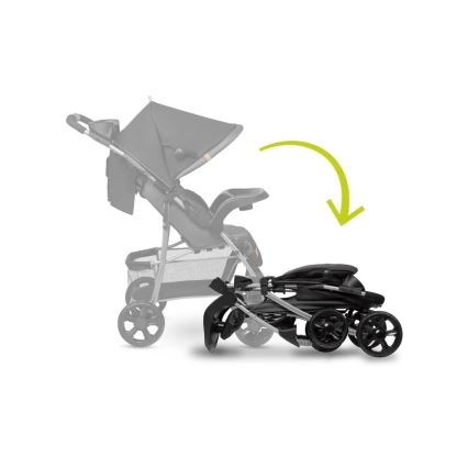 Lionelo - Cochecito deportivo EMMA PLUS negro