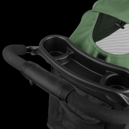 Lionelo - Cochecito deportivo EMMA PLUS verde/negro