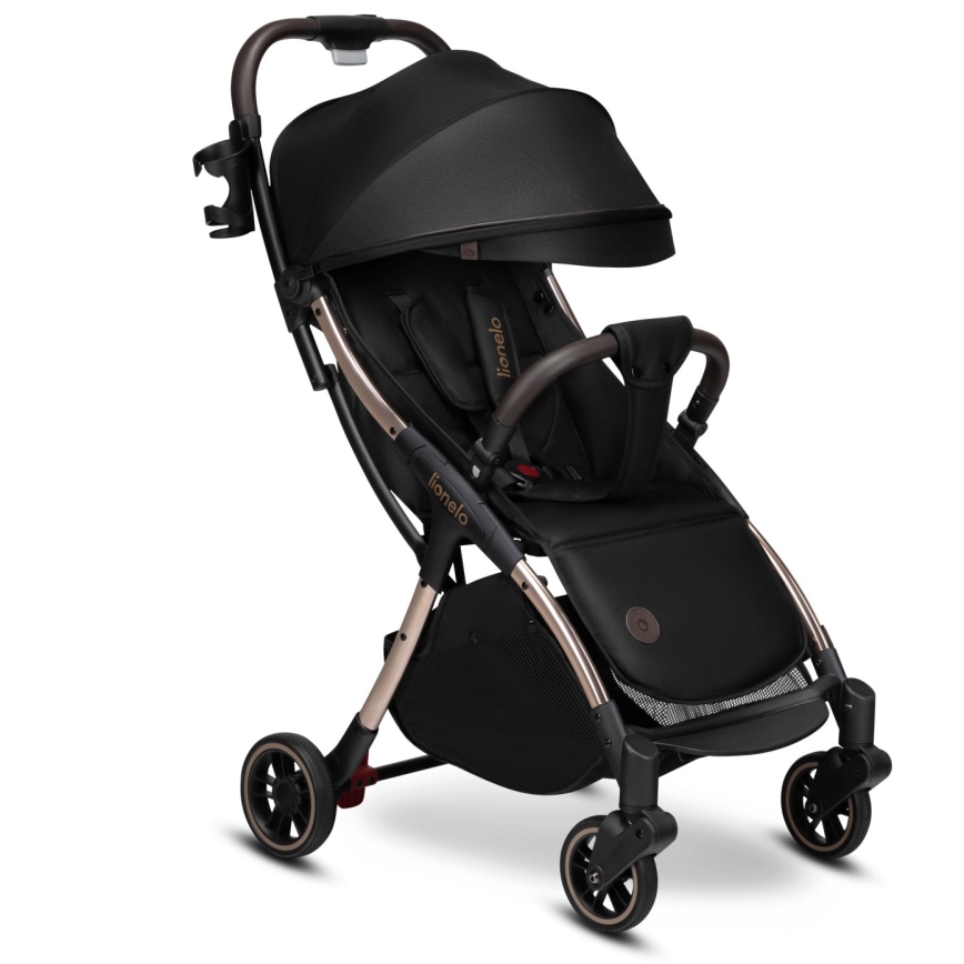 Lionelo - Cochecito deportivo JULIE ONE Negro/Oro