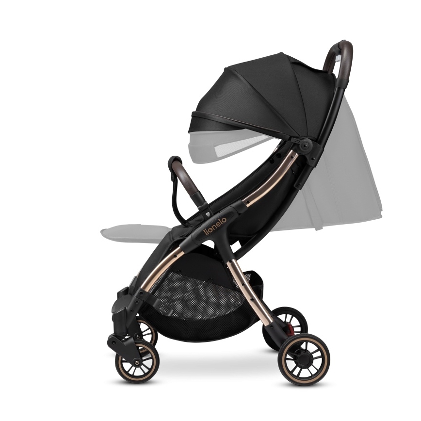 Lionelo - Cochecito deportivo JULIE ONE Negro/Oro