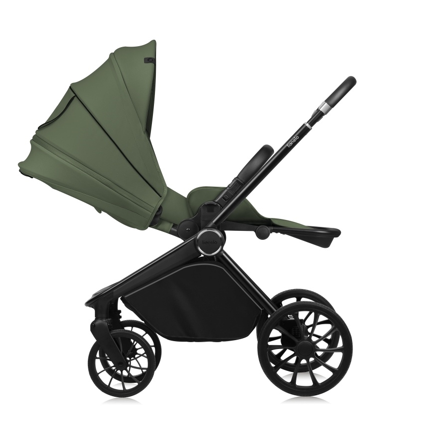 Lionelo - Cochecito deportivo MIKA PLUS Verde Oliva