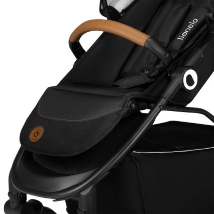Lionelo - Cochecito deportivo NATT Black Onyx