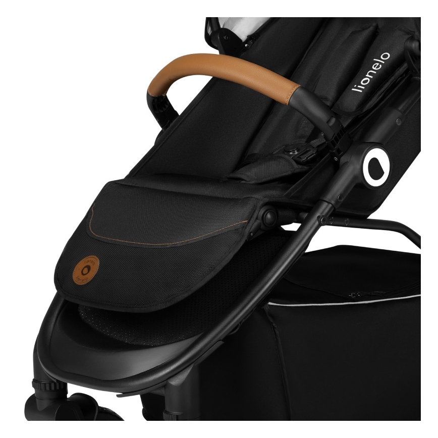 Lionelo - Cochecito deportivo NATT Black Onyx