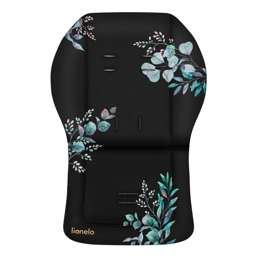 Lionelo - Colchoneta para cochecito SEATLINER Golden Moments Negro