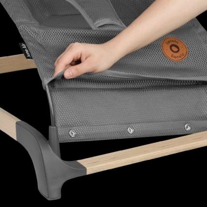 Lionelo - Columpio para bebés JUNE gris