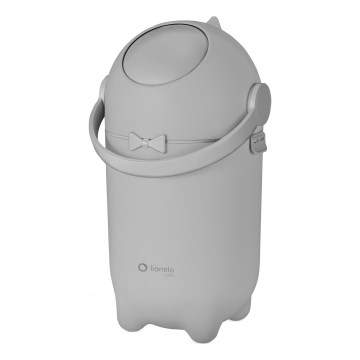 Lionelo - Cubo para pañales PUREBIN 10 l Gris