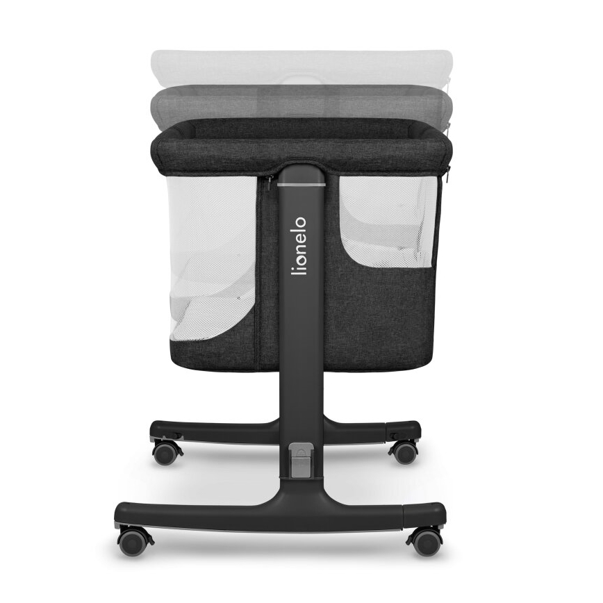 Lionelo - Cuna 3 en 1 AURORA negra