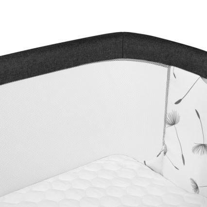 Lionelo - Cuna 3 en 1 AURORA negra