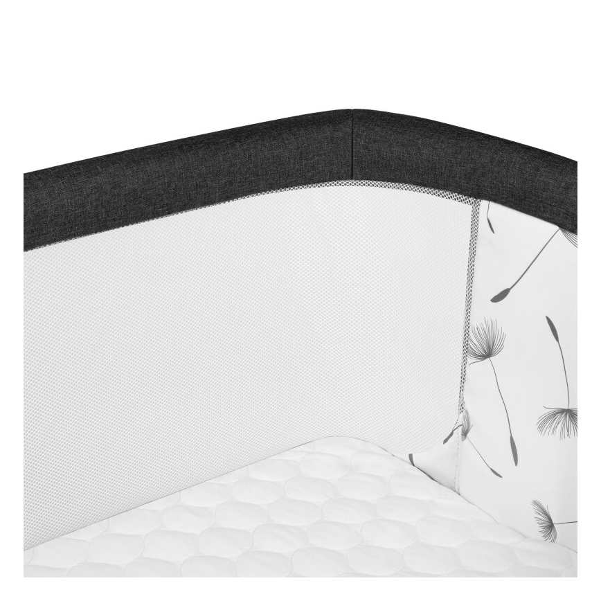 Lionelo - Cuna 3 en 1 AURORA negra