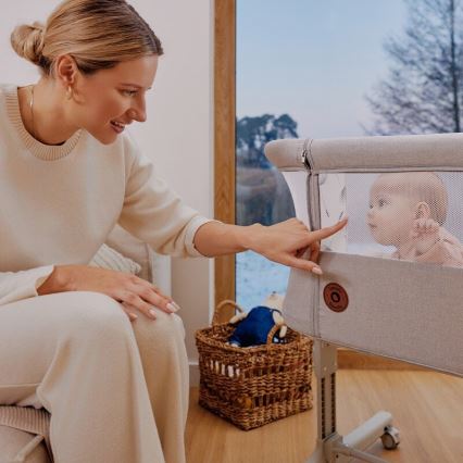 Lionelo - Cuna 3 en 1 para bebé AURORA beige