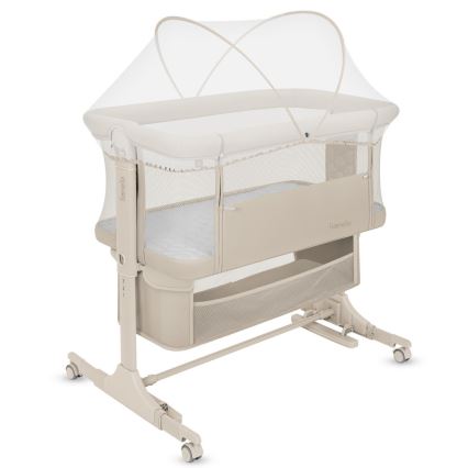 Lionelo - Cuna 3 en 1 para bebé JODIE Beige Cream