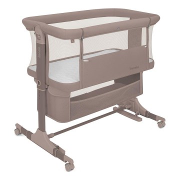 Lionelo - Cuna 3 en 1 para bebé JODIE beige taupe