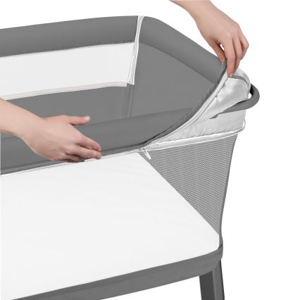 Lionelo - Cuna 5 en 1 THOMI PLUS Gris Hormigón