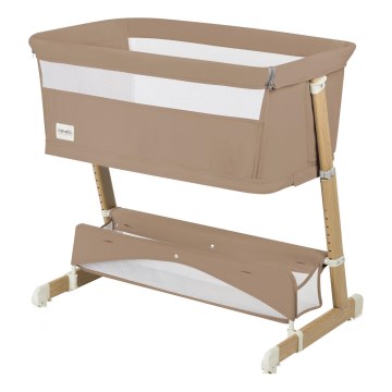 Lionelo - Cuna convertible 5 en 1 THOMI PLUS Beige Caramelo