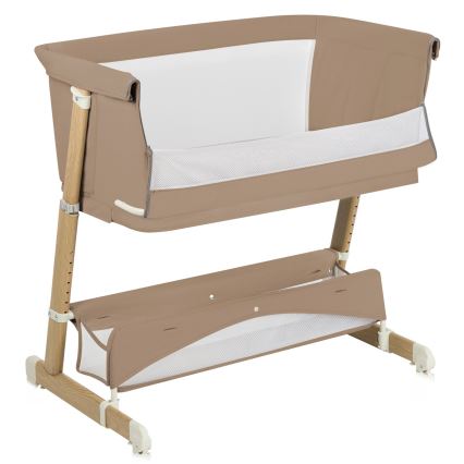 Lionelo - Cuna convertible 5 en 1 THOMI PLUS Beige Caramelo