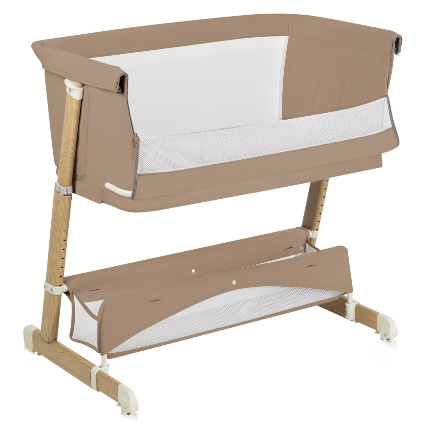 Lionelo - Cuna convertible 5 en 1 THOMI PLUS Beige Caramelo