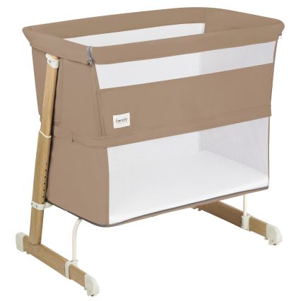 Lionelo - Cuna convertible 5 en 1 THOMI PLUS Beige Caramelo