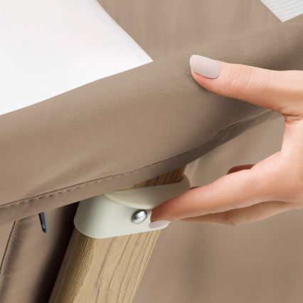 Lionelo - Cuna convertible 5 en 1 THOMI PLUS Beige Caramelo