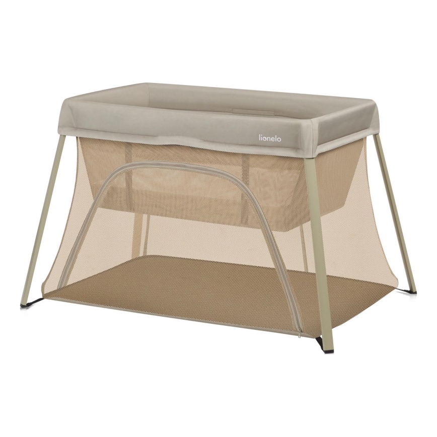 Lionelo - Cuna de viaje 3 en 1 ALICE Beige Oliva