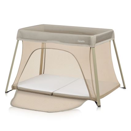 Lionelo - Cuna de viaje 3 en 1 ALICE Beige Oliva